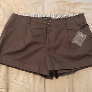 Dark olive shorts